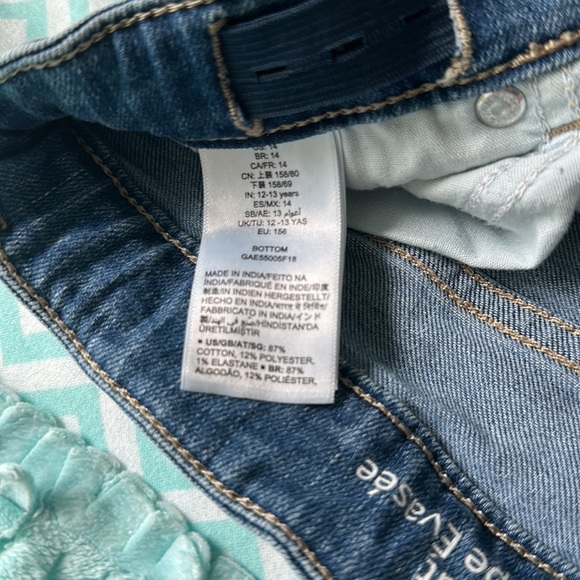 Used Bootcut Amazon Essentials Blue Jeans - Picture 4 of 4